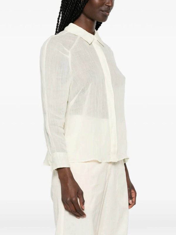 The Best Shops DRIES VAN NOTEN: Hemden - Hemd - Weiß