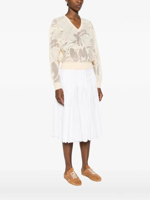 DRIES VAN NOTEN: Tops y camisetas sin mangas online - Top - Blanco