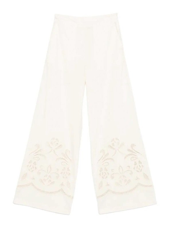 FORTE FORTE: pantaloni casual - Pantaloni cropped