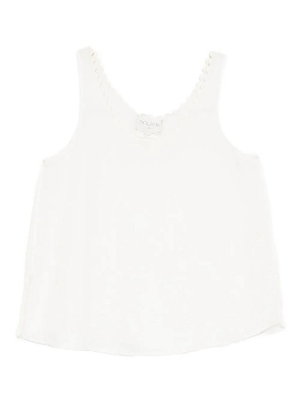 FORTE FORTE: Tops und Tank Tops - Top - Weiß