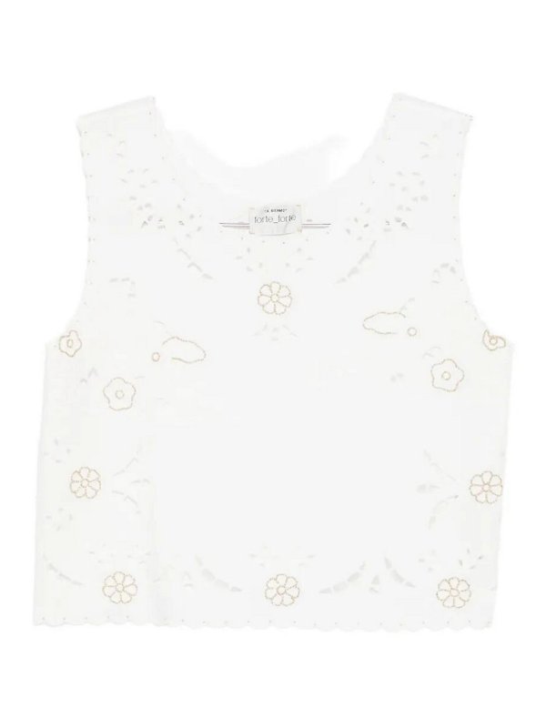 FORTE FORTE: Tops und Tank Tops - Top - Weiß