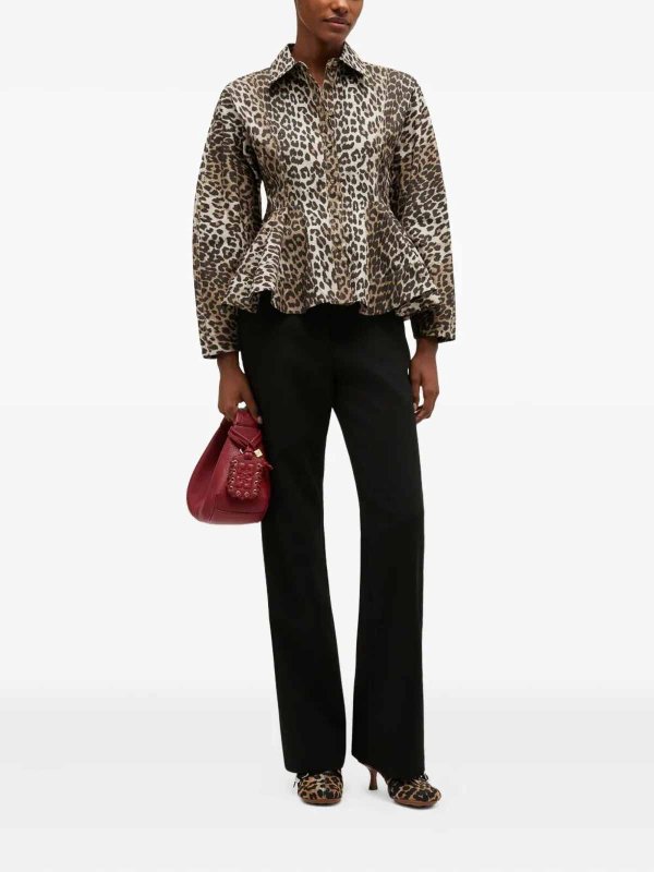 The Best Shops GANNI: Hemden - Hemd - Beige
