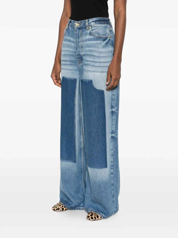 ストレートジーンズ - ミディアムウォッシュ shop online: GANNI