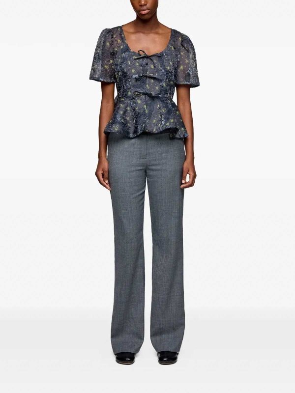 The Best Shops GANNI: Blusen - Bluse - Schwarz