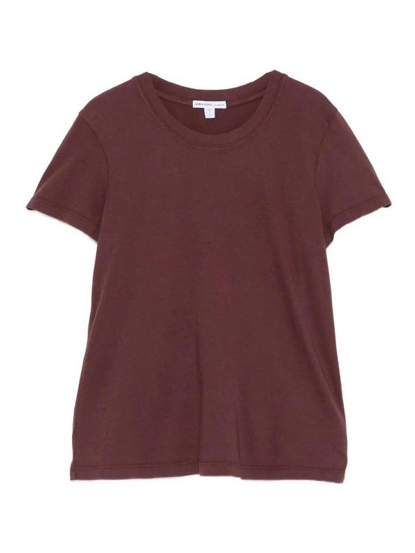 JAMES PERSE: T-shirts - T-Shirt - Dunkel-Lila