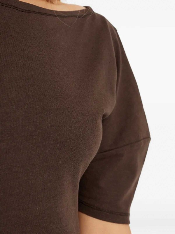 The Best Shops LEMAIRE: Knielange Kleider - Knielanges Kleid - Braun
