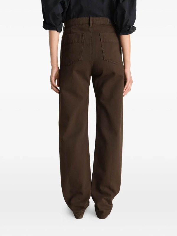 カジュアルパンツ - ブラウン shop online: LEMAIRE