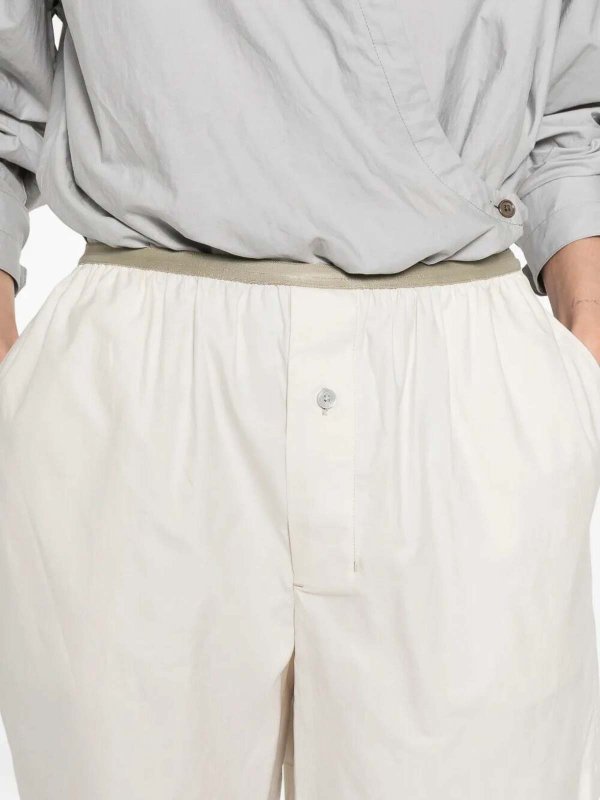 The Best Shops LEMAIRE: Shorts - Shorts - Blanco