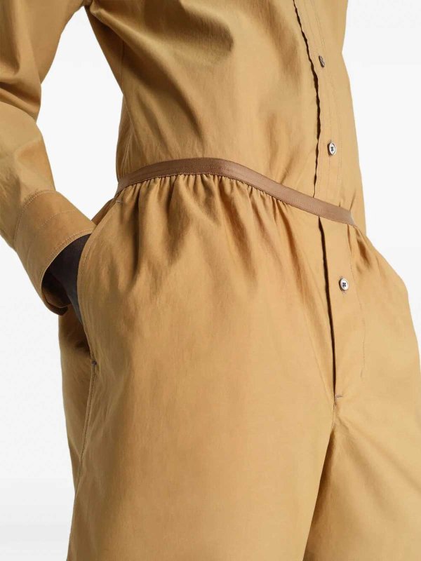 ショートパンツ - ライトブラウン shop online: LEMAIRE
