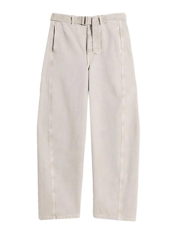LEMAIRE: casual trousers - Twisted Belted Pants