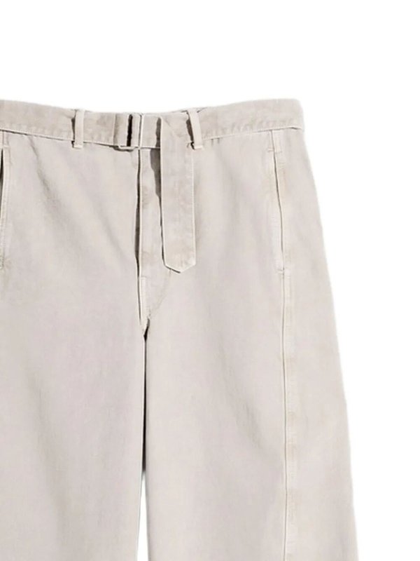 LEMAIRE: casual trousers online - Twisted Belted Pants