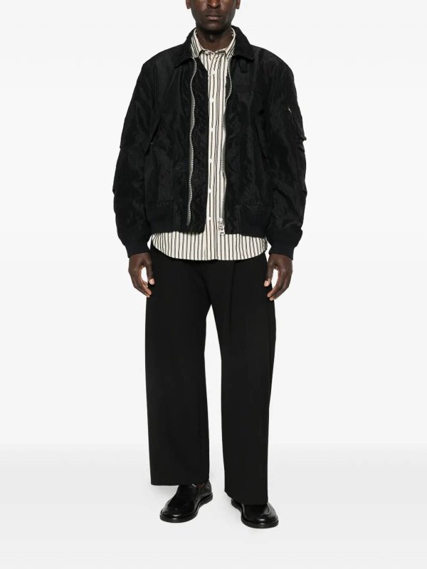 Sacai: ボンバージャケット online - ボンバージャケット - 黒