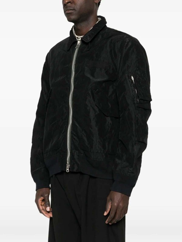 ボンバージャケット - 黒 shop online: Sacai
