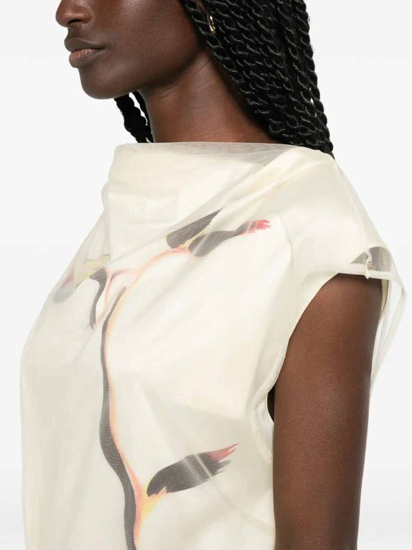The Best Shops SPORTMAX: ニーレングスドレス - 膝丈ドレス - 白