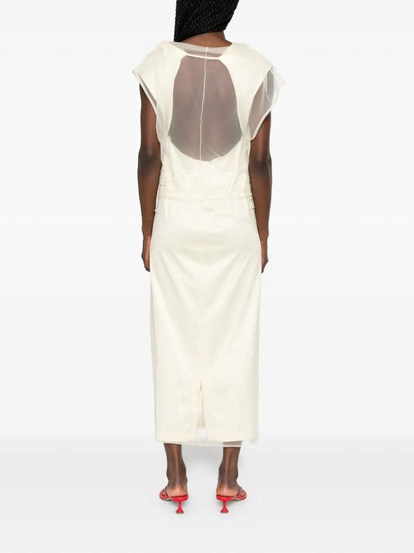 SPORTMAX buy online 膝丈ドレス - 白