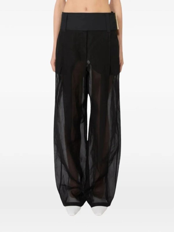 SPORTMAX: カジュアルトラウザー online - カジュアルパンツ - 黒