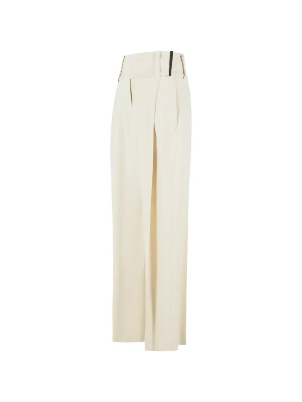 The Best Shops SPORTMAX: カジュアルトラウザー - カジュアルパンツ - 白