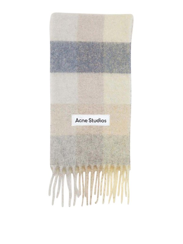 Acne Studios: Bufandas y pañuelos - Bufanda - Beis