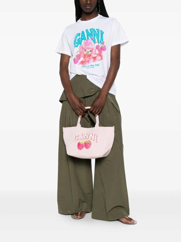 GANNI: トートバッグ online - トートバッグ - 黒
