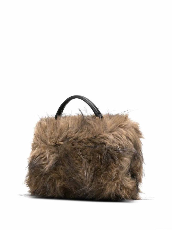 The Best Shops Sacai: totes bags - Faux Fur Muff
