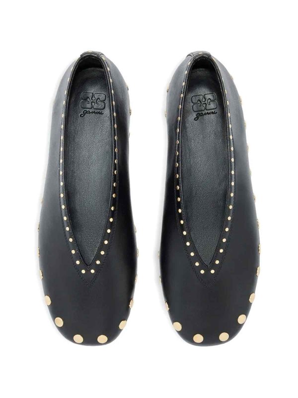 The Best Shops GANNI: フラットシューズ - フラットシューズ - 黒