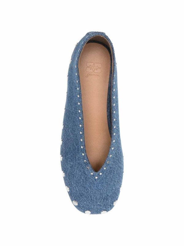 The Best Shops GANNI: Bailarinas - Bailarinas - Azul