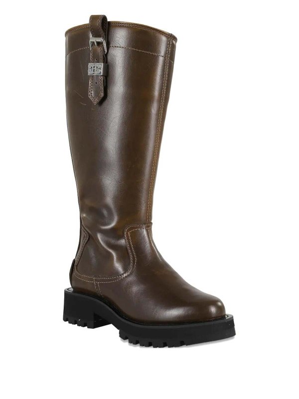 The Best Shops GANNI: Bottes - Bottes - Vert
