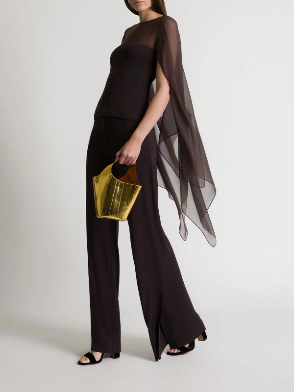 ALBERTA FERRETTI: カジュアルトラウザー online - カジュアルパンツ - ブラウン