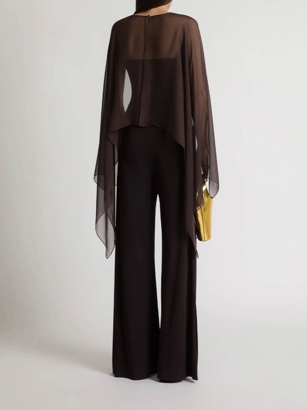 The Best Shops ALBERTA FERRETTI: カジュアルトラウザー - カジュアルパンツ - ブラウン