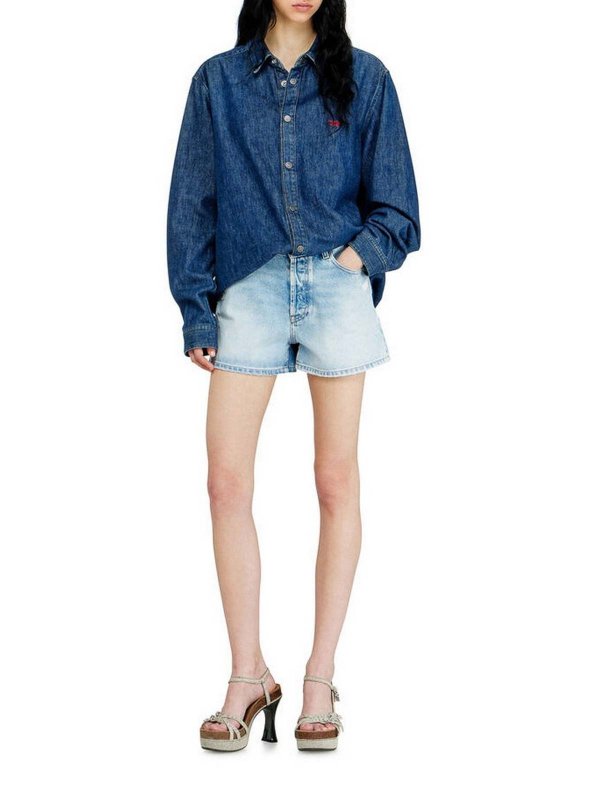 DIESEL: pantaloni shorts online - Gonna
