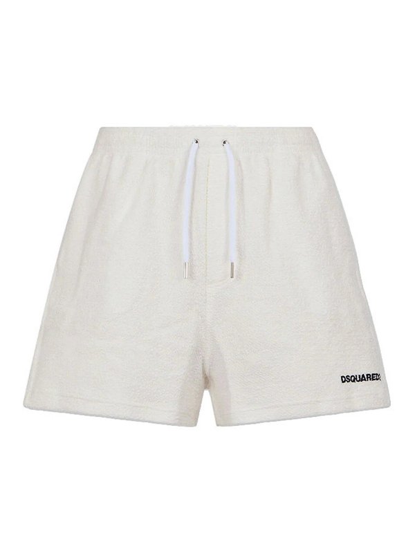 DSQUARED2: Badeanzüge und Badehosen - Badehose - Weiß