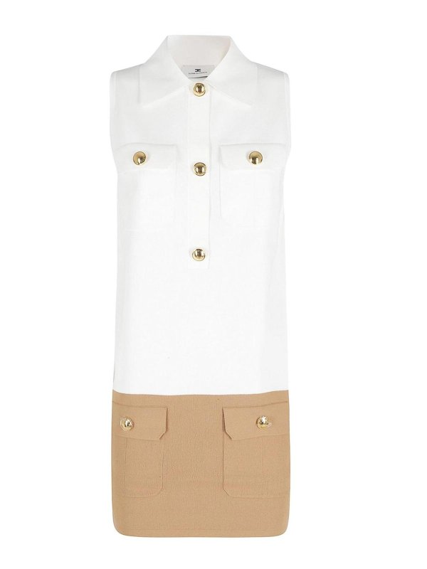 ELISABETTA FRANCHI: ショートドレス - ショートドレス - マルチカラー