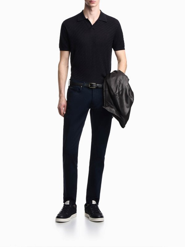 EMPORIO ARMANI: ポロシャツ online - ポロシャツ - 黒