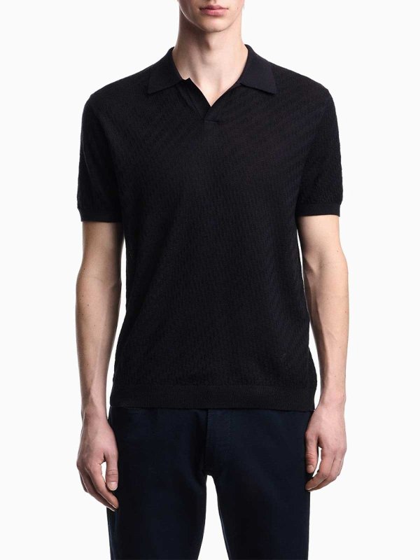 The Best Shops EMPORIO ARMANI: ポロシャツ - ポロシャツ - 黒