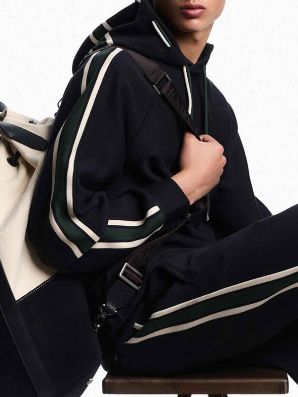トラックスーツ ボトムス - 黒 shop online: EMPORIO ARMANI