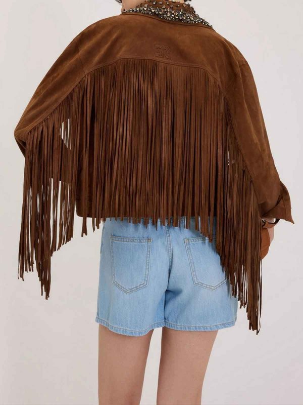 The Best Shops ERMANNO SCERVINO: leather jacket - Jacket