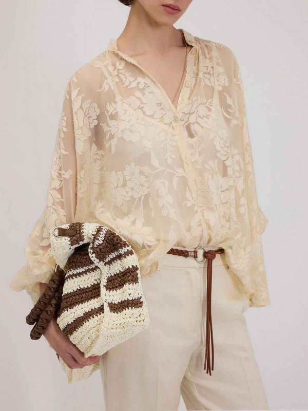 The Best Shops ERMANNO SCERVINO: ブラウス - ブラウス - クリーム
