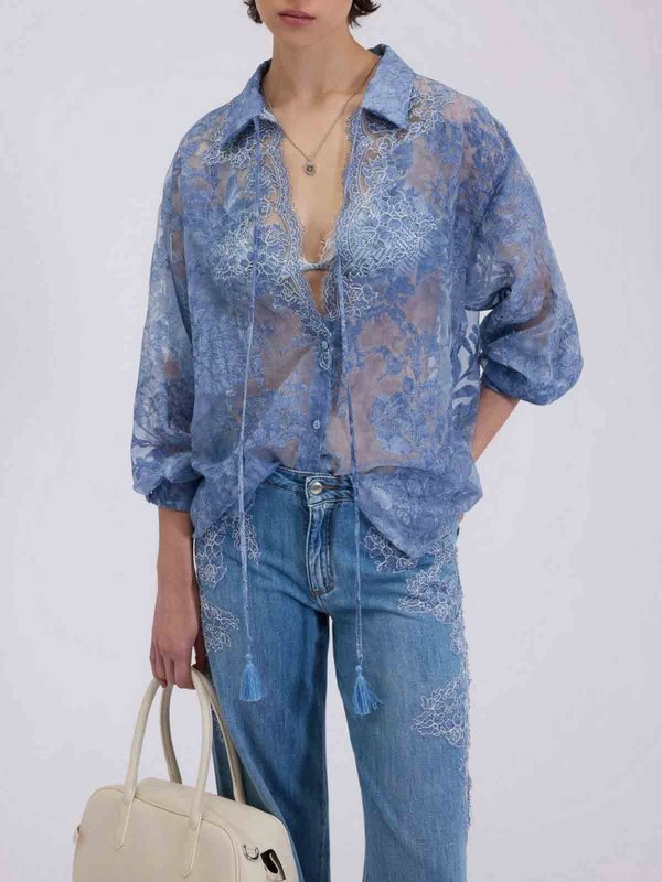 シャツ - デニム shop online: ERMANNO SCERVINO