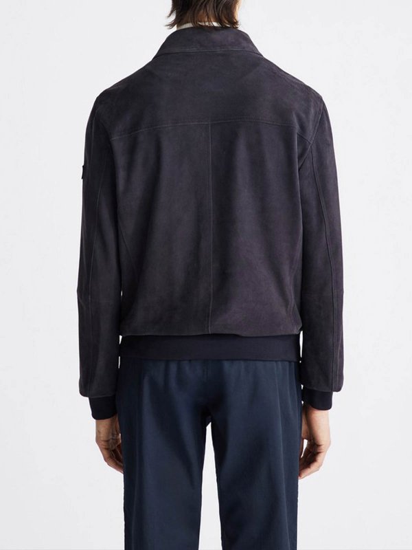 The Best Shops PEUTEREY: レザージャケット - レザージャケット - ブルー