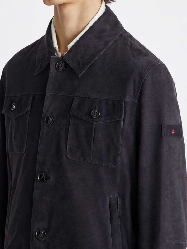 PEUTEREY buy online レザージャケット - ブルー