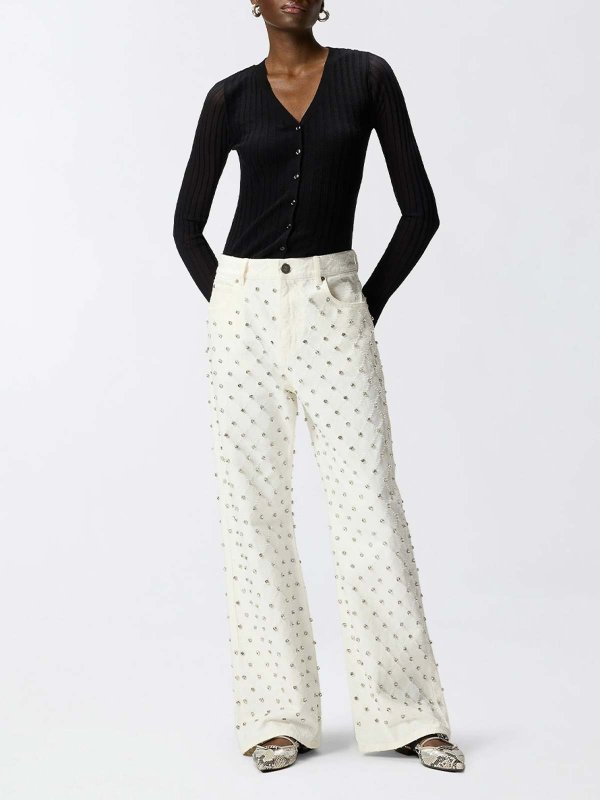 The Best Shops Pinko: Jeans Rectos - Vaqueros Rectos - Blanco