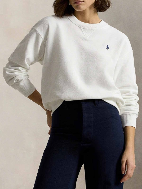 The Best Shops POLO RALPH LAUREN: クルーネック - クルーネック - 白