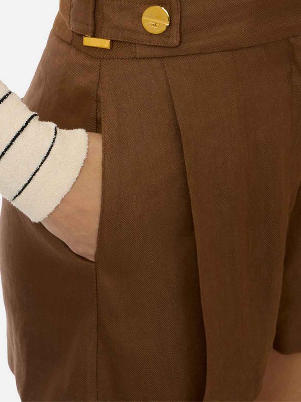 ELISABETTA FRANCHI buy online カジュアルパンツ - ブラウン