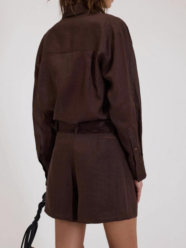 カジュアルパンツ - ブラウン shop online: ERMANNO SCERVINO