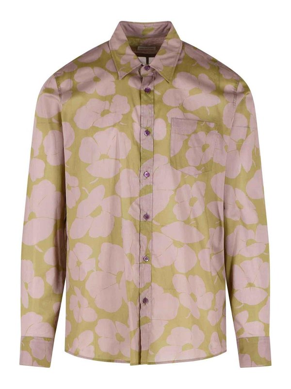 DRIES VAN NOTEN: Camisas - Camisa - Verde