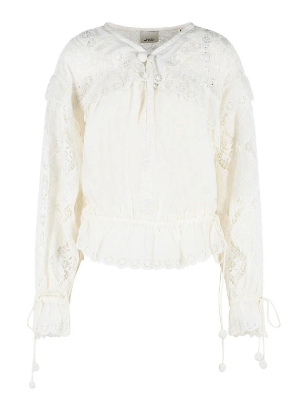 ISABEL MARANT: Blusen - Bluse - Weiß