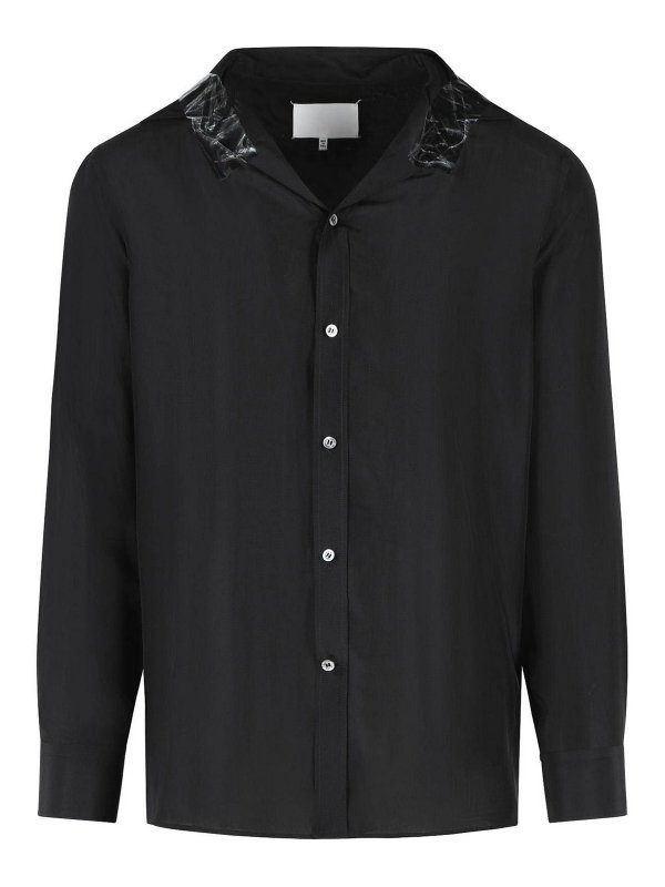 Maison Margiela: シャツ - シャツ - 黒