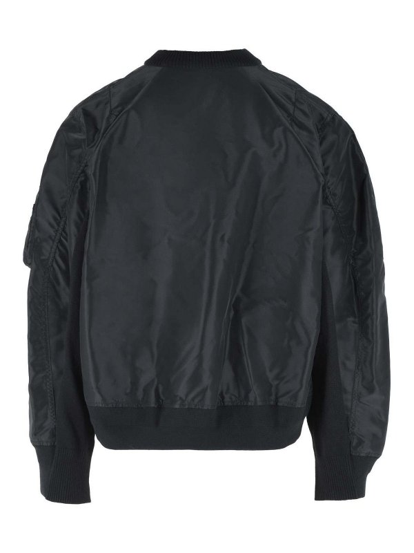 Sacai: クルーネック online - クルーネック - 黒