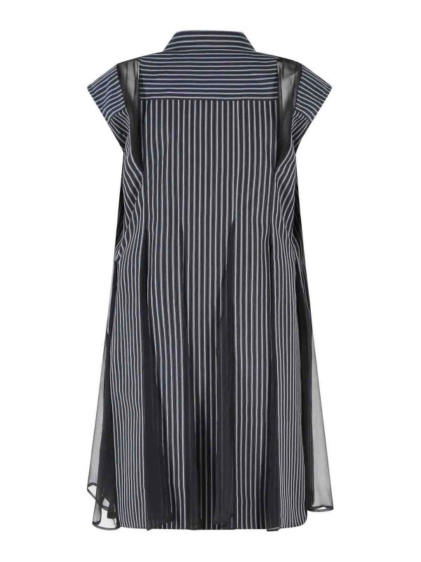 Sacai: ワンピース online - ワンピース - ダークブルー