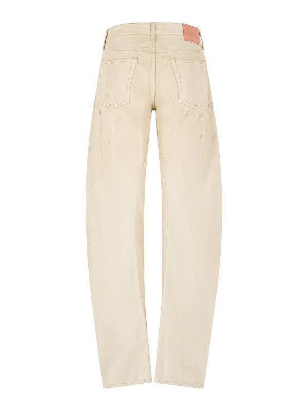 Acne Studios: Jeans Rectos online - Vaqueros Rectos - Blanco